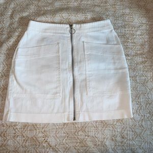 White skirt